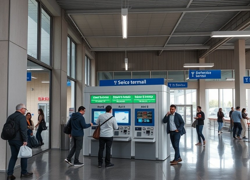 Después — Terminal nuevo instalado y operando de forma continua.