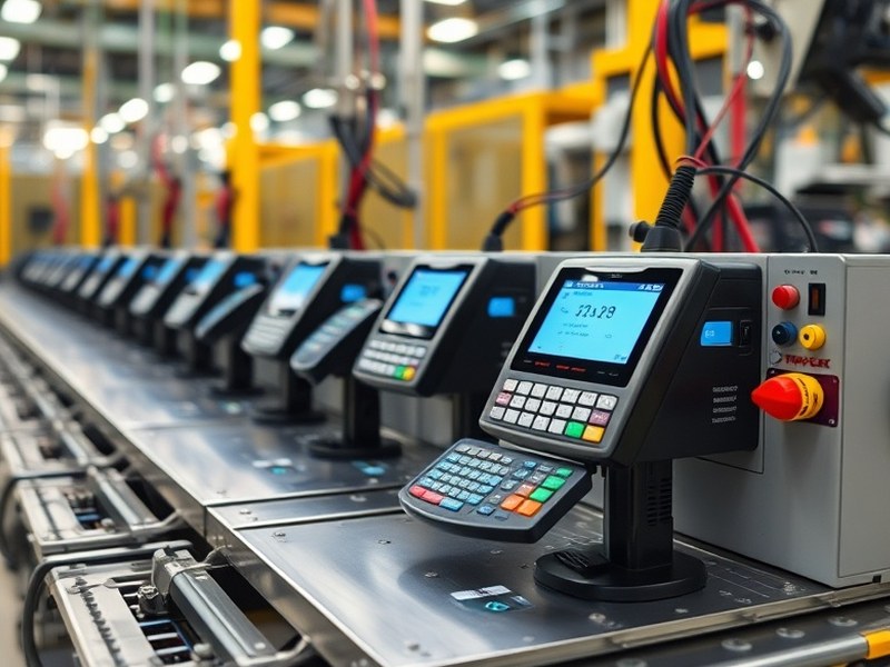 Línea de producción de terminales de autoservicio
